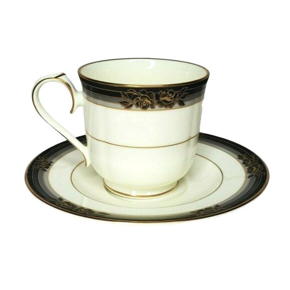 Vintage Noritake Spell Binder #9733 Teacup and Saucer Set - Mint Condition - Picture 1 of 12